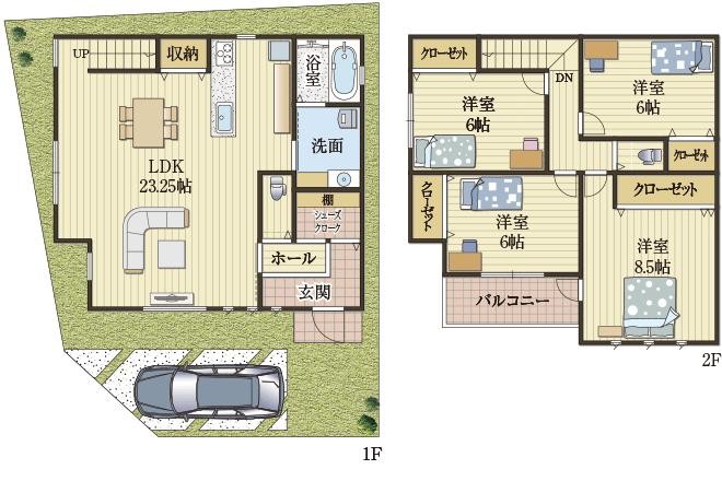 家族が顔を合わせやすい間取りレイアウト